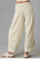 Daily Practice by Anthropologie Jesse Wide-Leg Pants pearl Size Size L
