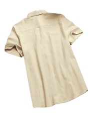 Men’s Summer Cotton Linen Short Sleeve Shirt Casual Solid Button-Down free shipp