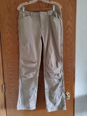ORVIS Womens Size 10 Tan Pants, Great Color! Worn Once! 95% Nylon 5% Spandex