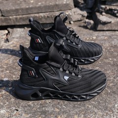Mens Indestructible Work Safety Shoes Anti-puncture Steel Toe High Top Sneakers