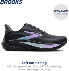 Brooks Ghost 17 Men Shoe Running Casual Grey/Clear Water/Purple Mesh
