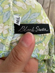 Black Swan Light Green Floral Dress
