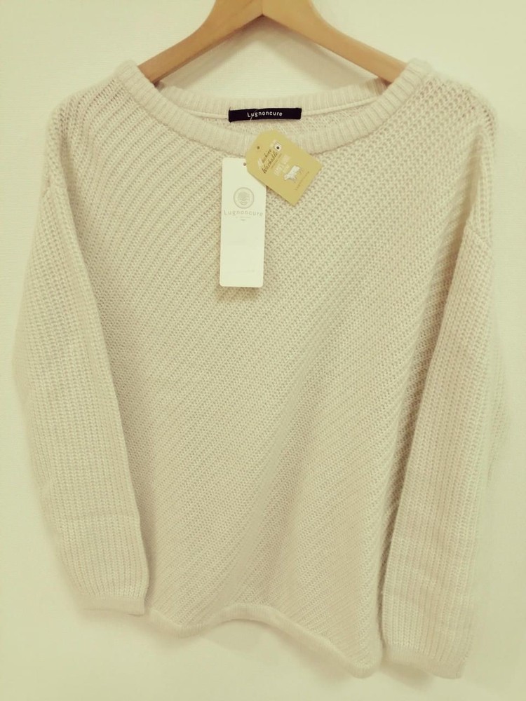 LUGNONCURE Pullover Knit With Tag off-white F Used