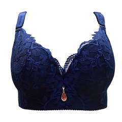 Bracelets For Women Push Up Bra Embroidery Underwear Full Coverage Plus Size CDE