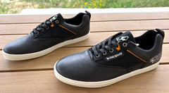 Le Coq Sportif Monceau Men’s Black Leather Sneakers Shoes US-9 Trainers EU-42