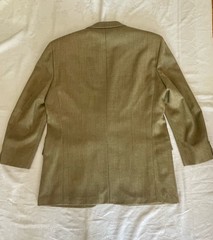 Nordstrom Mens Tweed Blazer Sport Coat Jacket 44L Wool Tan Ivy League Old Money