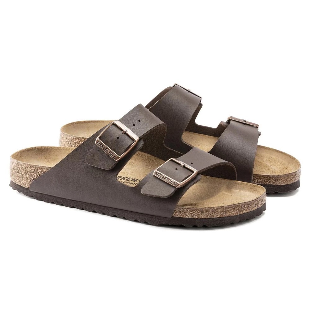 Birkenstock Arizona Birko-Flor Soft Footbed Unisex Sandals Select Size-Mocha