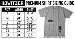Howitzer Style Men’s T-Shirt PROUD ARMS Military Grunt S M L XL 2XL