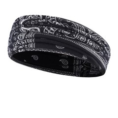 Women Headband Breathable Stretch Anti-slip and Anti-odor Sports Turban Head