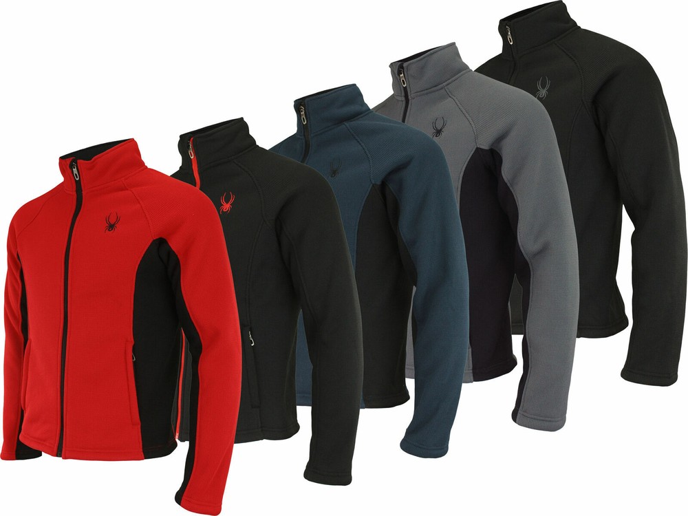 Mens Spyder Bandit Full Zip Stryke Outbound Coat Top Fleece Jacket New