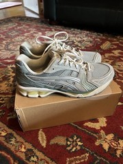 ASICS Gel Kayano 14 Size 11 Olive Grey/Pure Silver