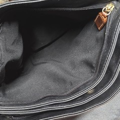 Bocelli New York Black/Brown Shoulder Bag Zip & Magnetic, Multi Compartments