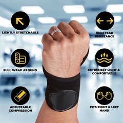 NeoTech Care Wrist Band – Elastic & Breathable Fabric – Adjustable Compressio…