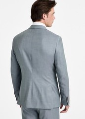 Calvin Klein Mens Slim fit Suit Jacket Blazer 38R Green Solid Wool