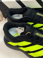 Adidas Adizero Evo SL JR4888 Black Lime Burst Men’s Athletic Shoes