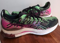 Asics Gel-Kinsei FF Blast Womens Size 9.5 Black Pink Rave Athletic Running Shoes