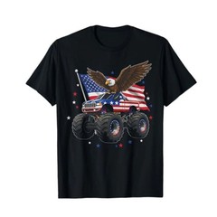 AAmerican Flag Bald Eagle Patriotic Eagle 4th of July USA T-Shirt FREESHIPS