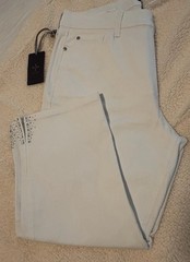 NYDJ Women’s Lift Tuck Crop Jeans, Ariel, Size 14, Optic White, NWT