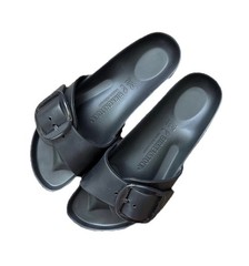 Birkenstock Women’s Black Big Buckle EVA Slide Sandals EU 37 US 6 Narrow
