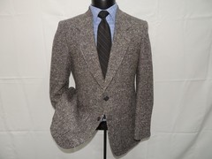 Daniel Hechter Men’s Vintage heavy Tweed Jacket Coat 38 Short