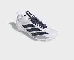NWT adidas Adizero Electric Mens Football Cleats White Navy Blue IE6290 Sz 9