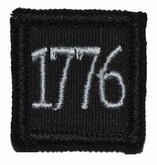 1776 – 1″x1″ w/ Fastener Military Patch