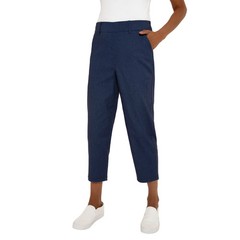 Mario Serrani Womens Pull On Capri Pants Crop Mid Rise Slim Fit Pockets New