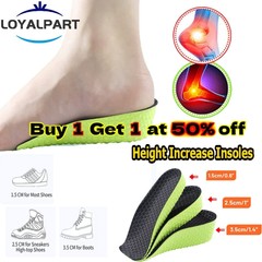 Arch Support Shoe Insoles Inserts Pad Invisible Height Increase Heel Lift Taller