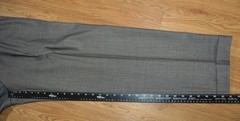 USA Hart Schaffner Marx Gold Trumpeter 40 R gray nailhead 1 vent suit flaw y1j3
