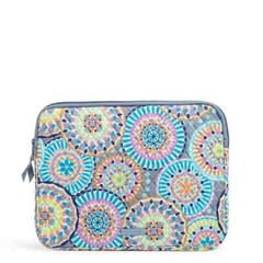Vera Bradley Laptop Sleeve Crossbody Sunny Medallion