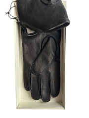 Dents Luxury Leather Gloves Mens Size XL Black Winter Driving Gloves NWT
