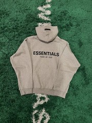 Fear of God Essentials Dark Oatmeal Hoodie size M