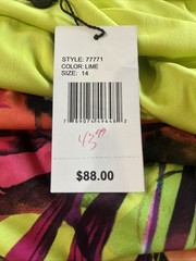 Ronni Nicole Dress Women’s Sz 14-multi Color Floral-S’ Less-679-NWT