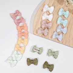 Baby Hair Clips 40 Pieces 20 Colors in Pairs Baby Bows Hair 1.37inch/40pcs