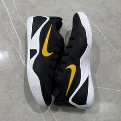 Nike Kobe 9 Low Top Basketball Sneakers Black/White/Gold IH5095-003