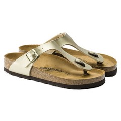 BIRKENSTOCK GIZEH GOLD WOMEN’S THONGS SANDALS REGULAR/WIDE WIDTH