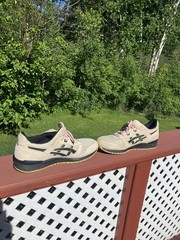 Asics Gel Lyte III Shoes Size 11 Cream Pink Black