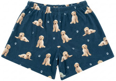 Comfies Goldendoodle Puppy Plush Sleep Shorts