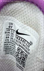 Nike Air Max 270 GS White Black Fuchsia Shoes 943345-116 Youth 4Y Women’s 6.5 VG