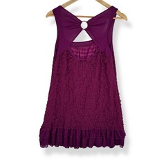 Y2K Ruffle Mini Dress Juniors Size XL Party Flapper Bratz Disco Club Coquette