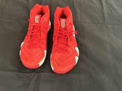 Nike Kyrie 4 University Red White AV2296-600 Basketball Shoes Men’s Size 12
