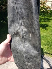 STS Ranchwear Men’s Leather Jacket XL distressed Dark Gray