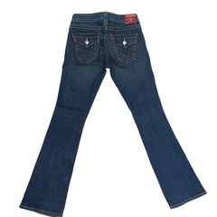 Y2K Vtg True Religion Becky Bootcut Women’s Sz 26 Low-Rise Distressed Jeans Flap