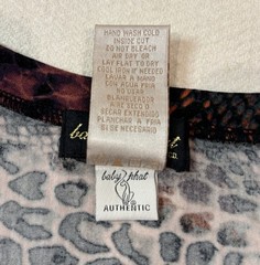 Vintage Baby Phat Women’s Scoop Neck Knit Snake Print Long Raglan Sleeve Top XL