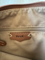 The Sak Esperato Nylon Crossbody Purse Bag Navy Blue Travel Organizer