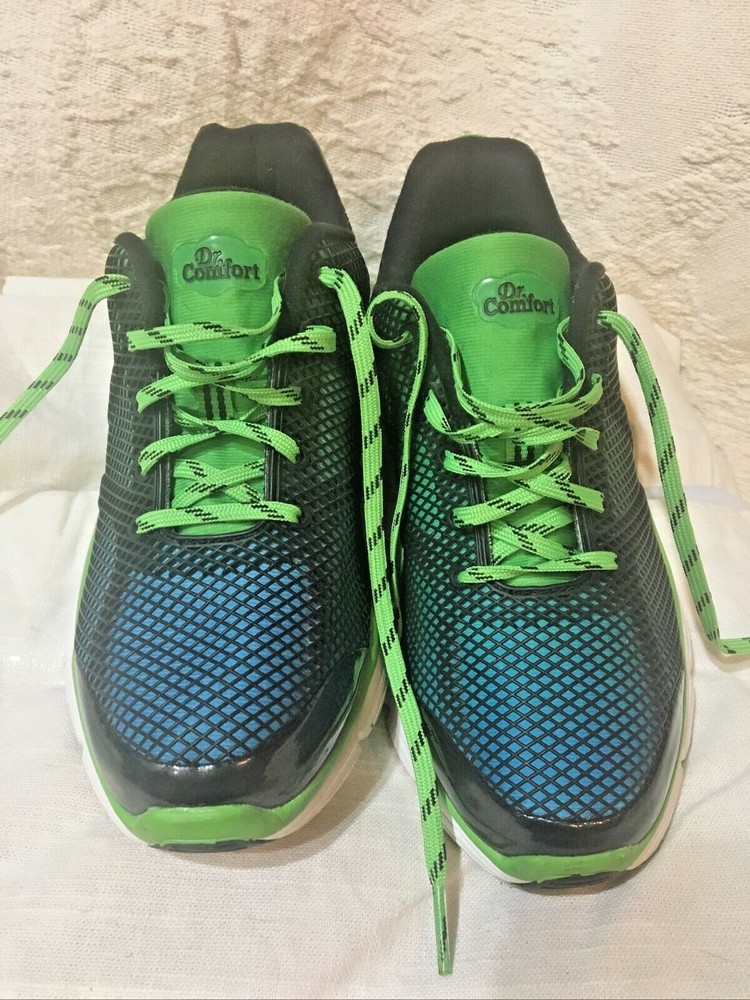 Dr. Comfort Katy Women Green, Black, Teal Toggle Athletic Sneaker Size 6