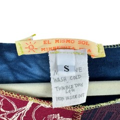 El Mismo Sol Colorful Patchwork Half Sleeve Lightweight T-Shirt Size S