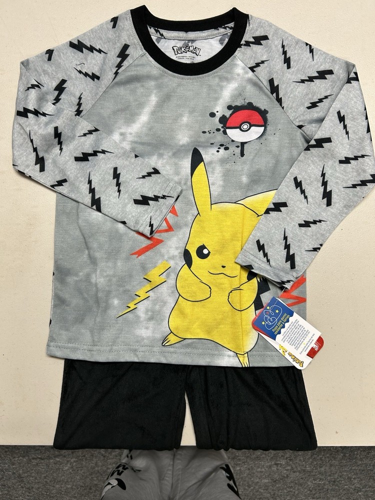 Pokémon Boys 2pc Pajama Set Size 4/5 NWT