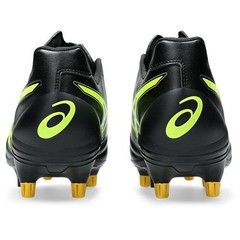 ASICS LETHAL RELENTLESS 1111A259 001 Black Safety Yellow Rugby Cleats oki