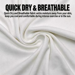 Quick Dry Athletic T-Shirt UPF50+ Moisture Wicking Crew Neck Short Sleeve